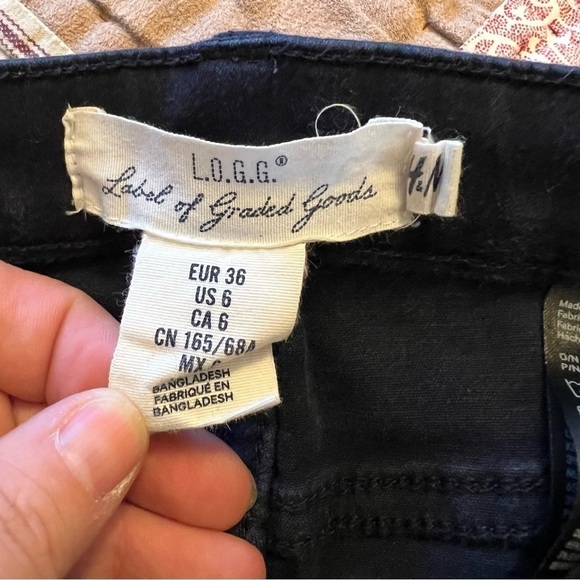 L.O.G.G. H&M Skinny Chino Pant Navy Blue - Picture 12 of 13